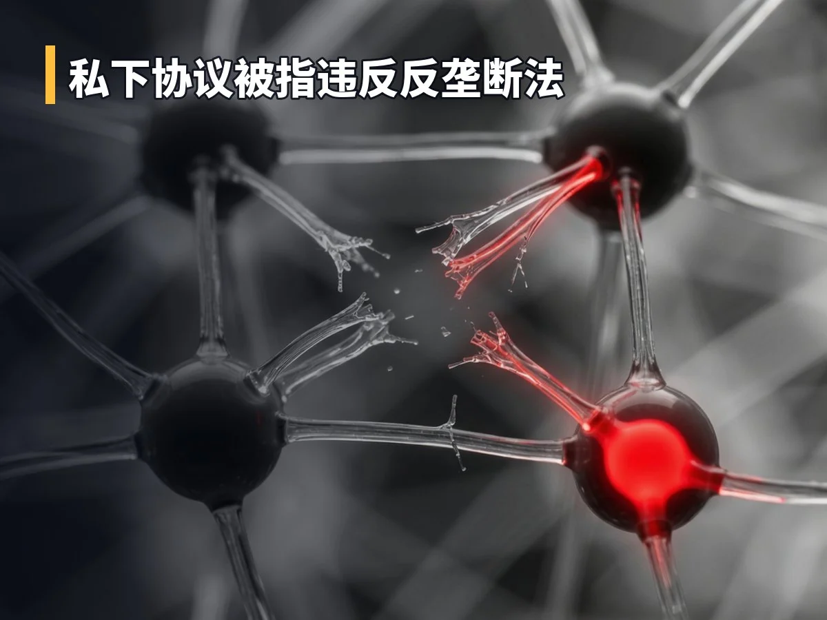 私下协议被指违反反垄断法