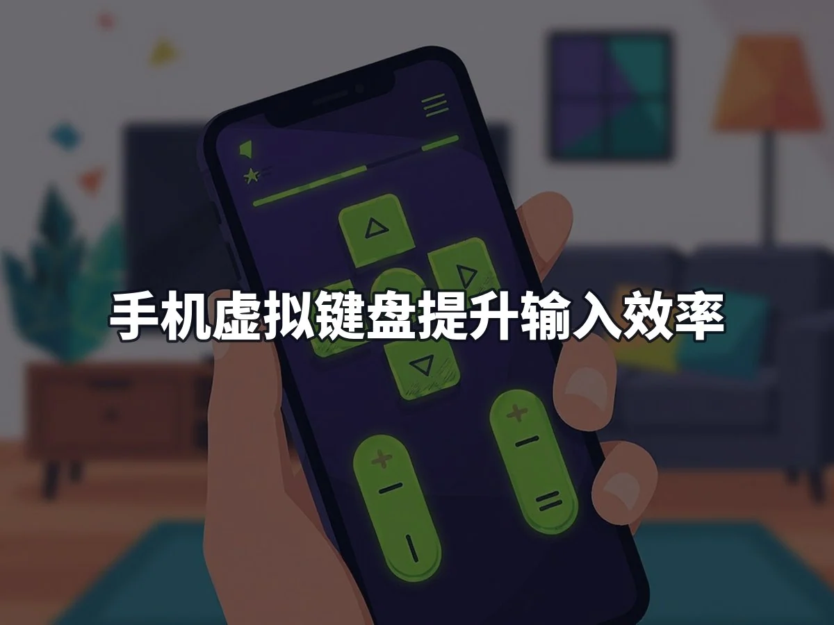 手机虚拟键盘提升输入效率