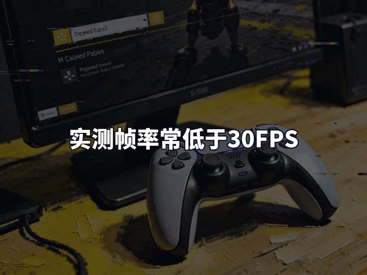 实测帧率常低于30FPS