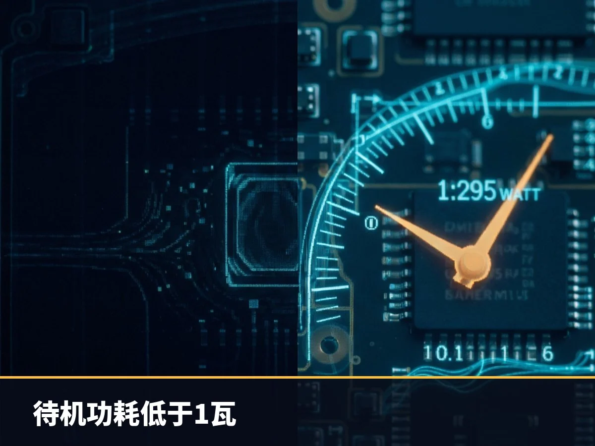 待机功耗低于1瓦