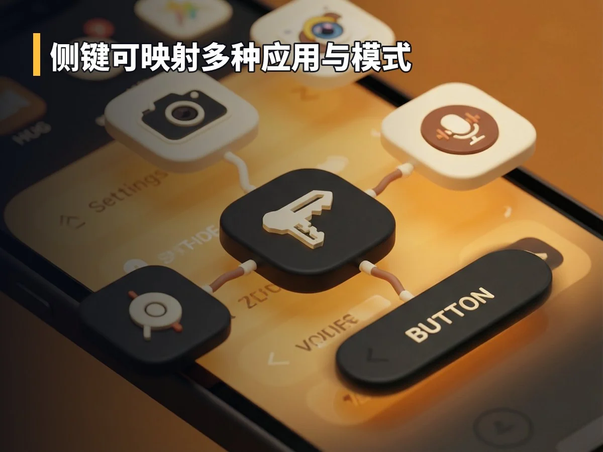 侧键可映射多种应用与模式