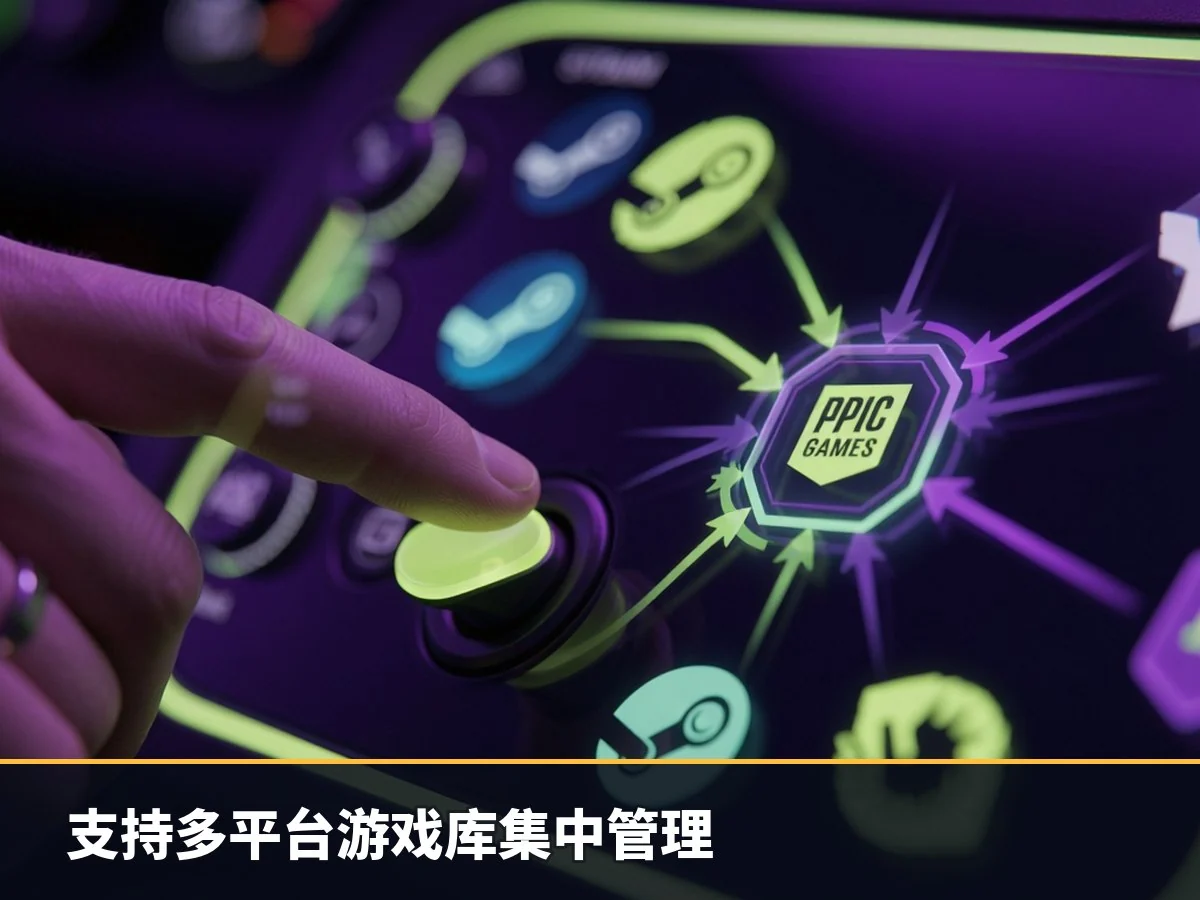 支持多平台游戏库集中管理