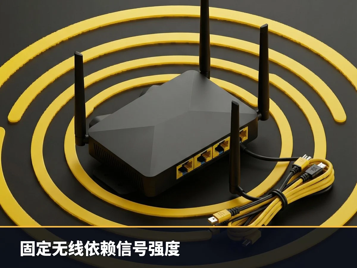固定无线依赖信号强度