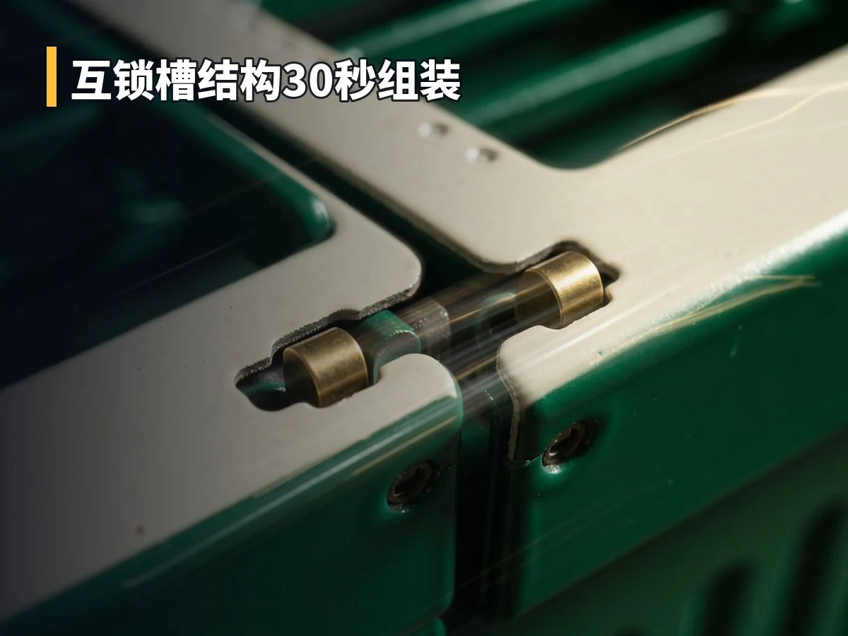 互锁槽结构30秒组装