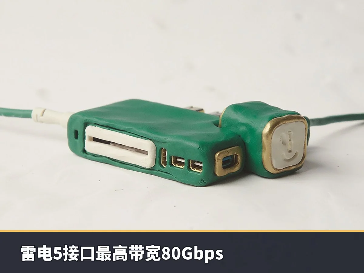 雷电5接口最高带宽80Gbps