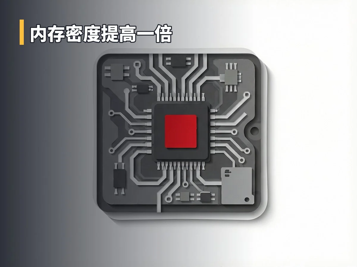 内存密度提高一倍