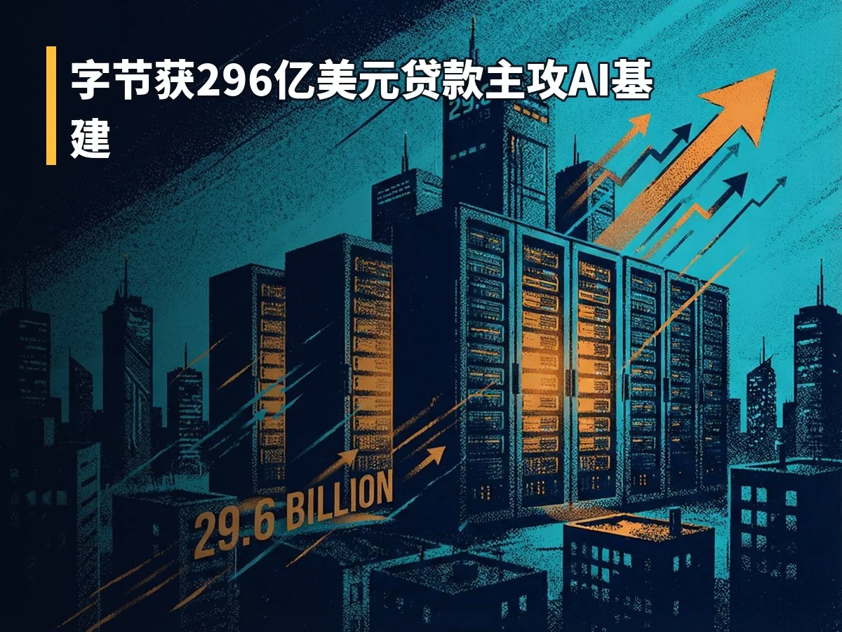 字节获296亿美元贷款主攻AI基建