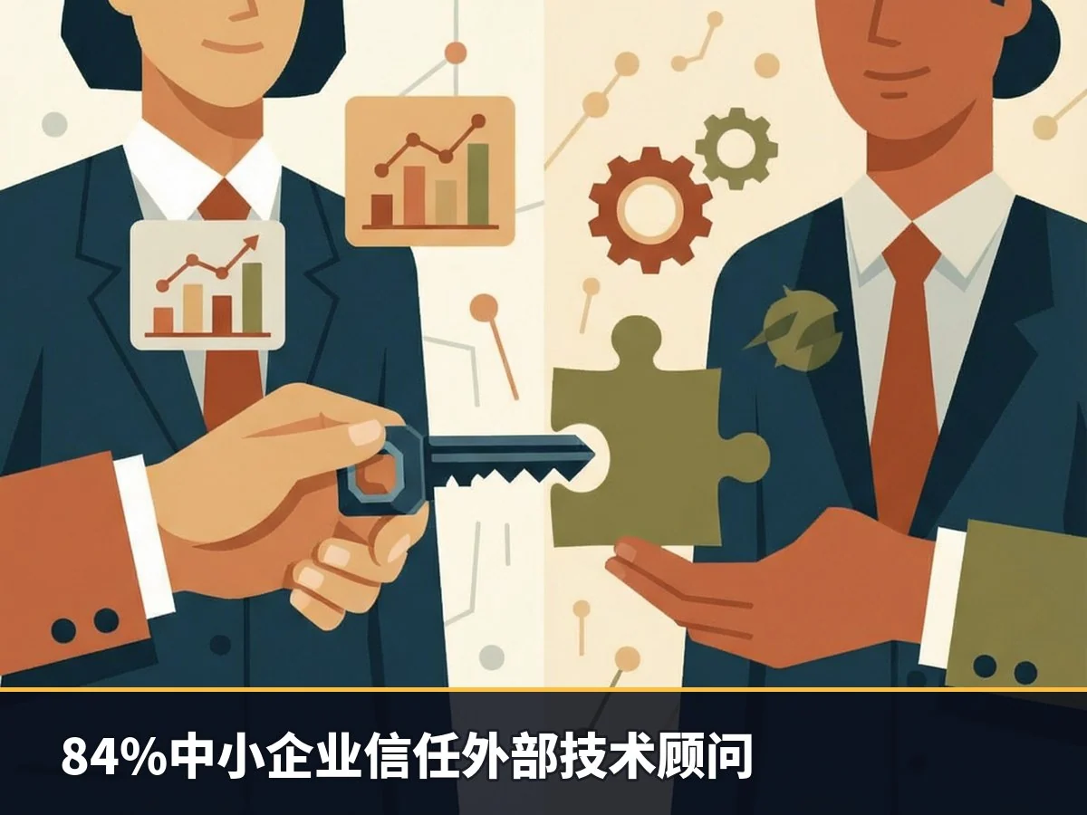 84%中小企业信任外部技术顾问
