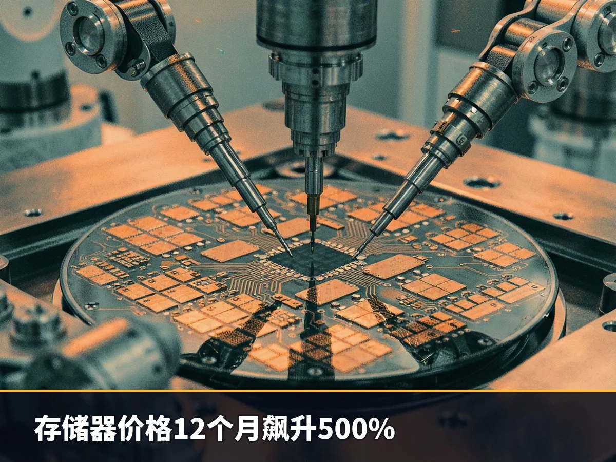 存储器价格12个月飙升500%