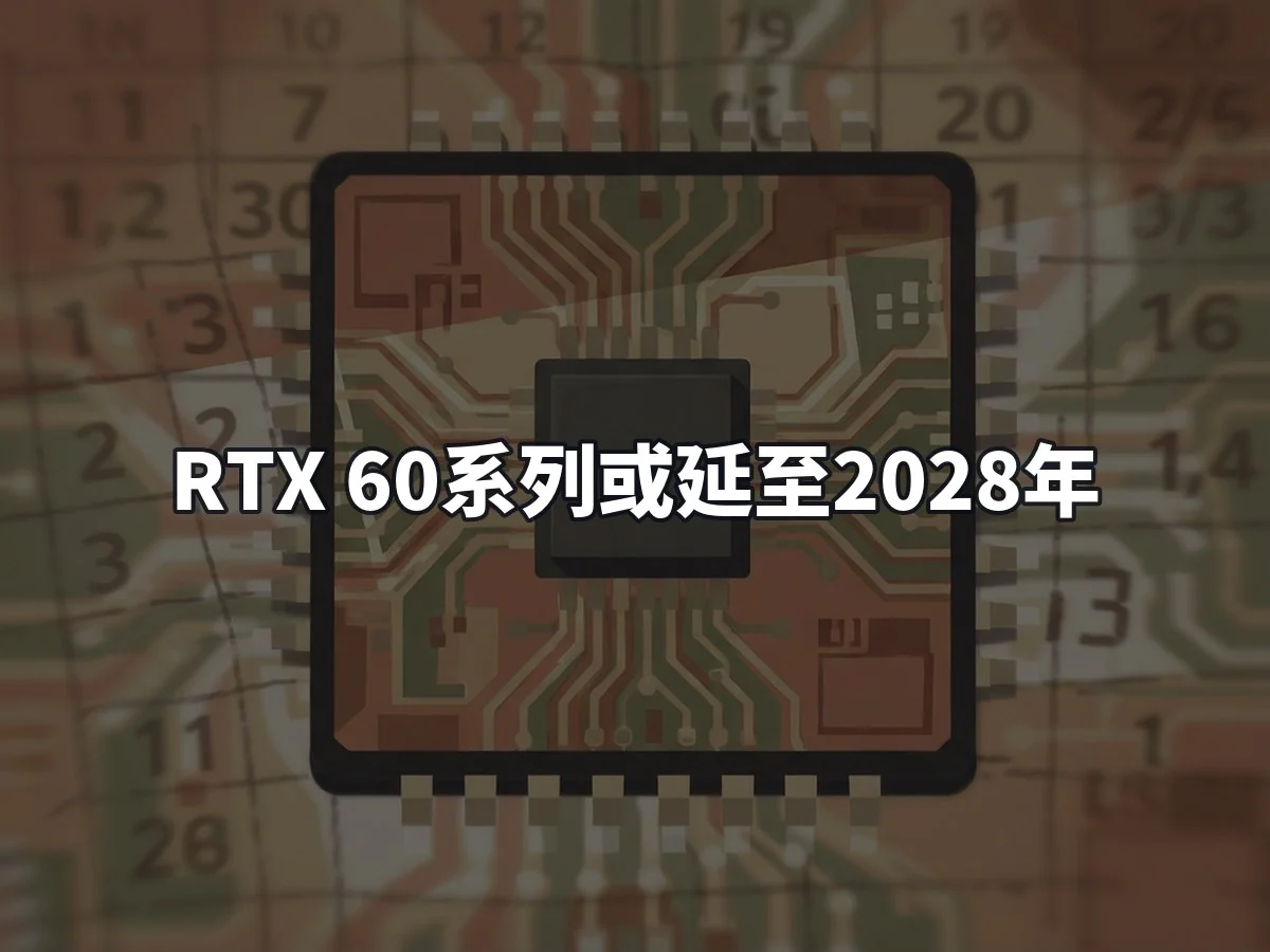 RTX 60系列或延至2028年