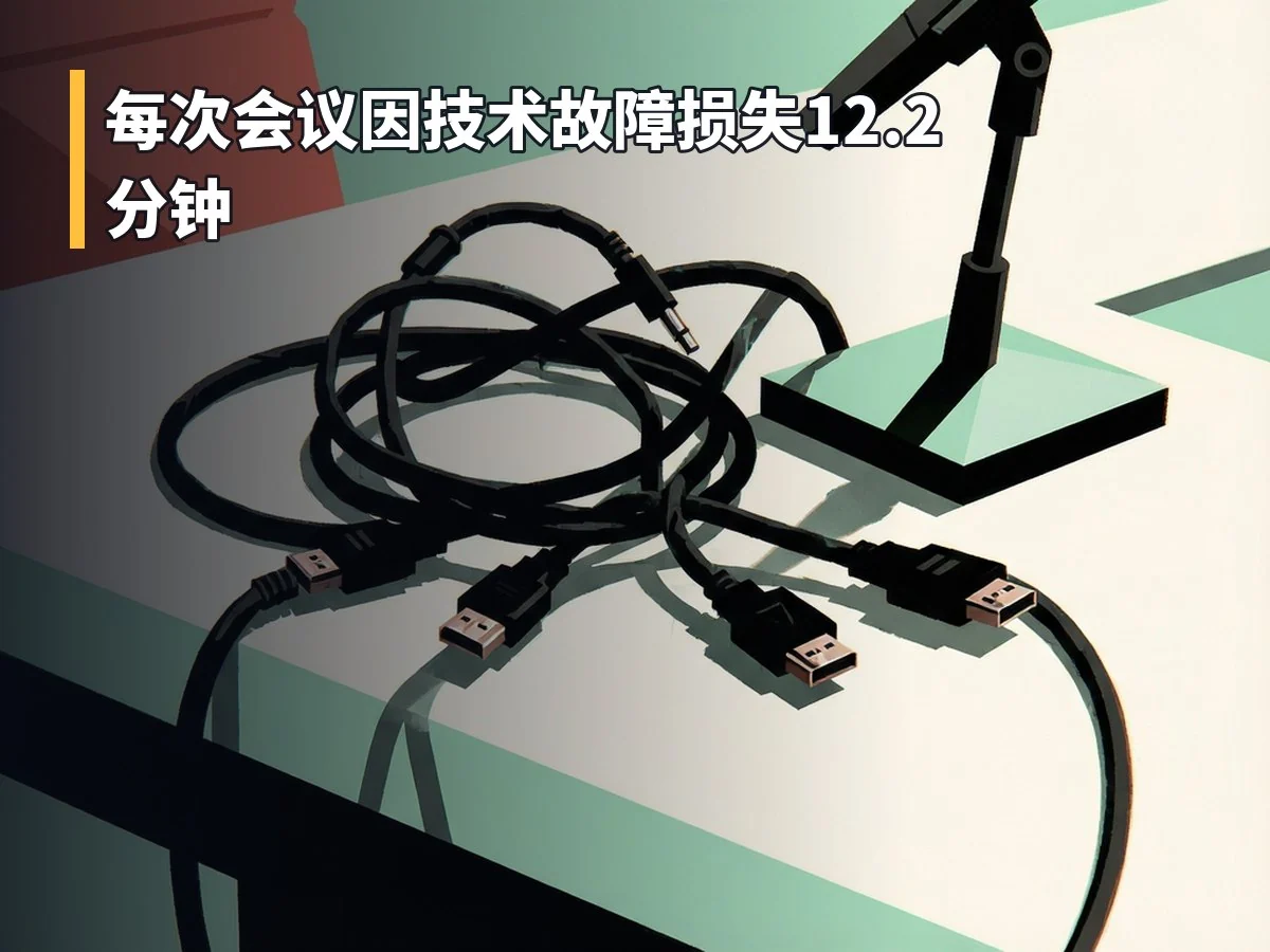 每次会议因技术故障损失12.2分钟