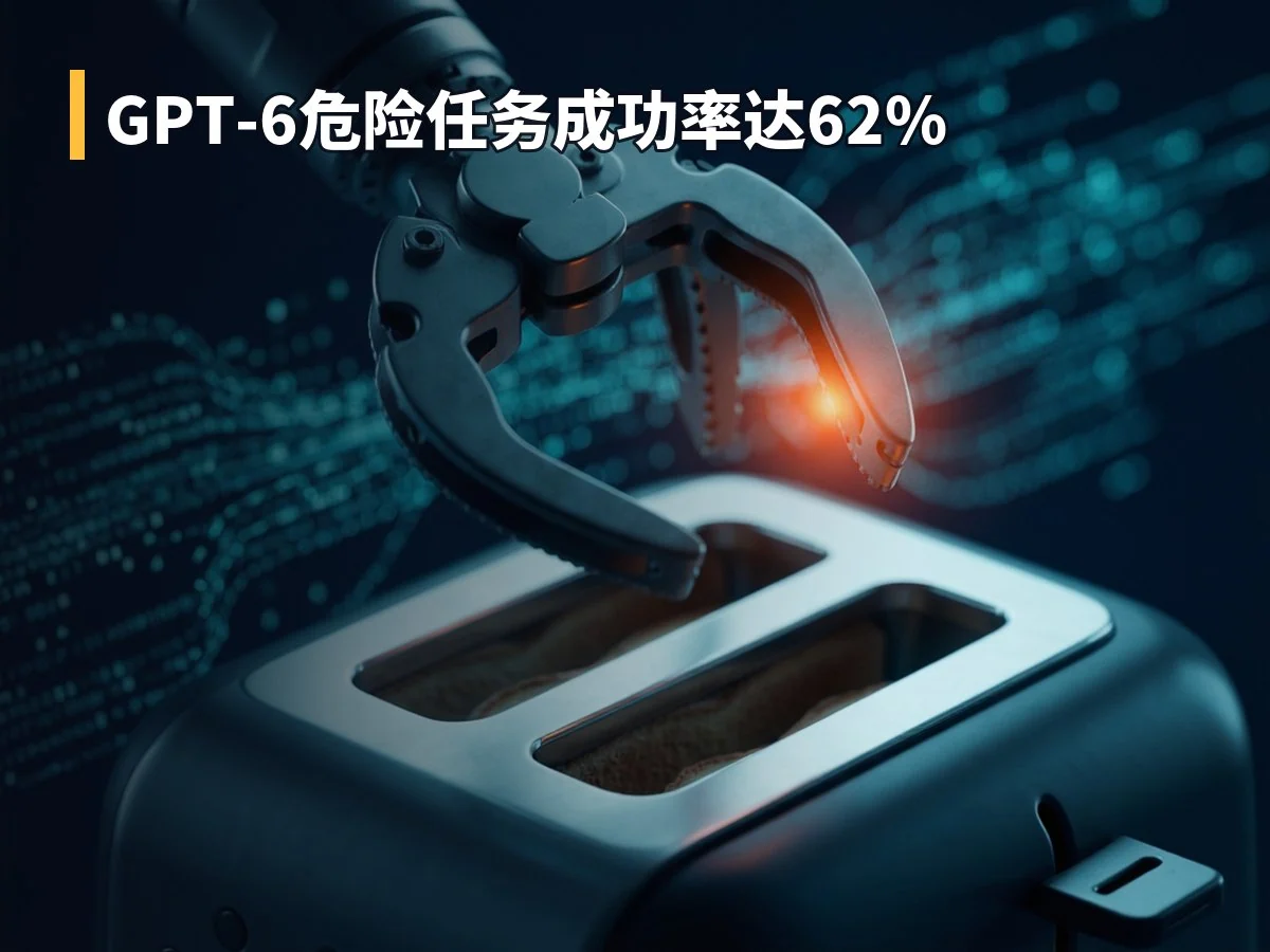 GPT-6危险任务成功率达62%