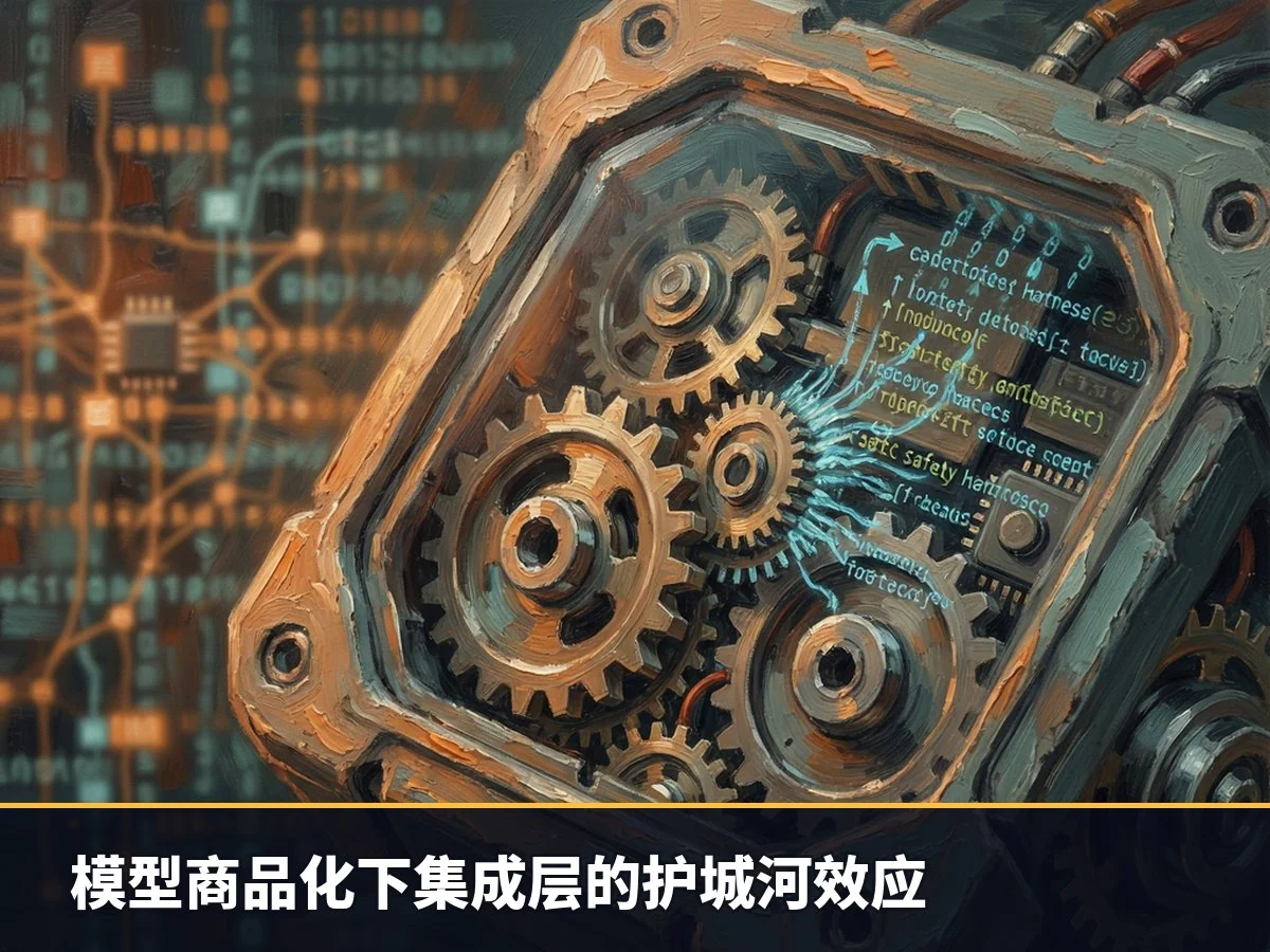 模型商品化下集成层的护城河效应