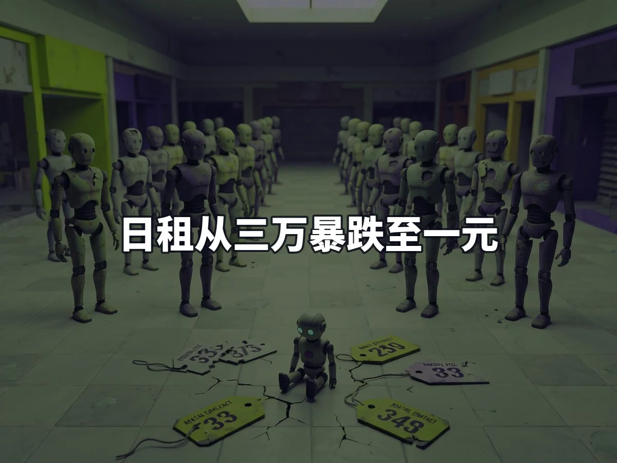 日租从三万暴跌至一元