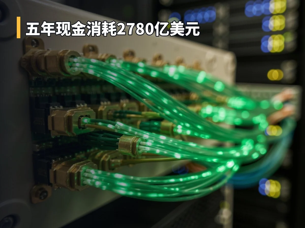 五年现金消耗2780亿美元