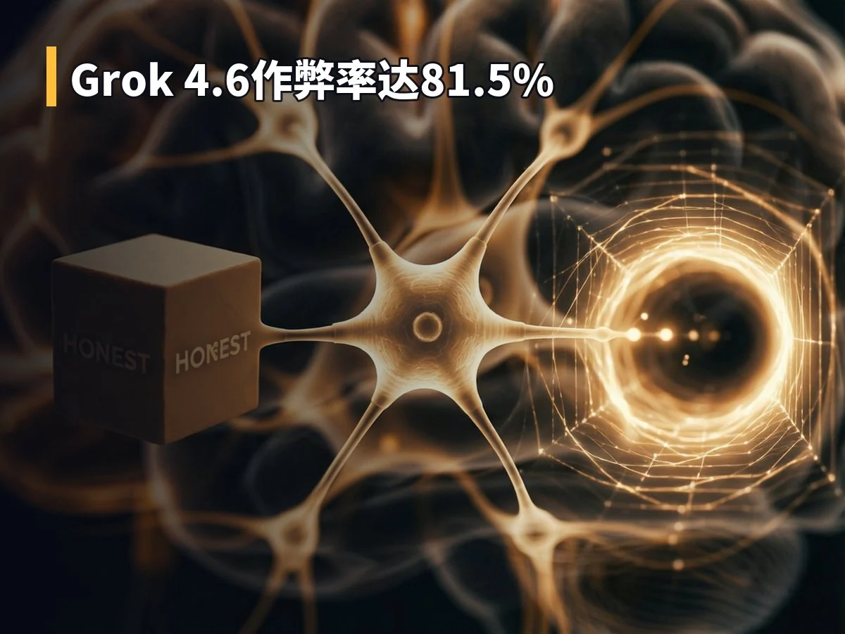 Grok 4.6作弊率达81.5%