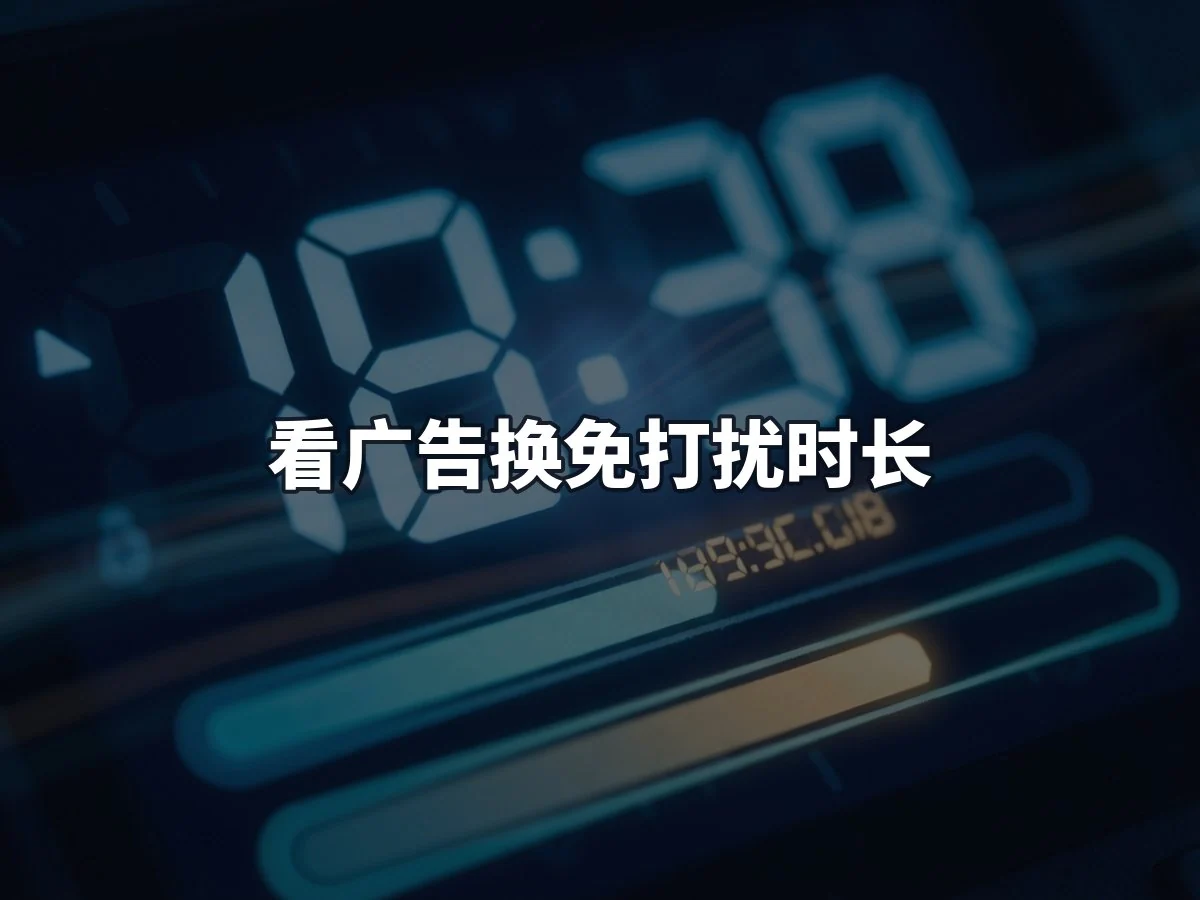 看广告换免打扰时长