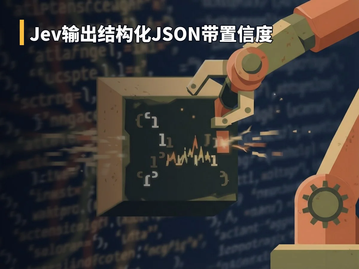 Jev输出结构化JSON带置信度