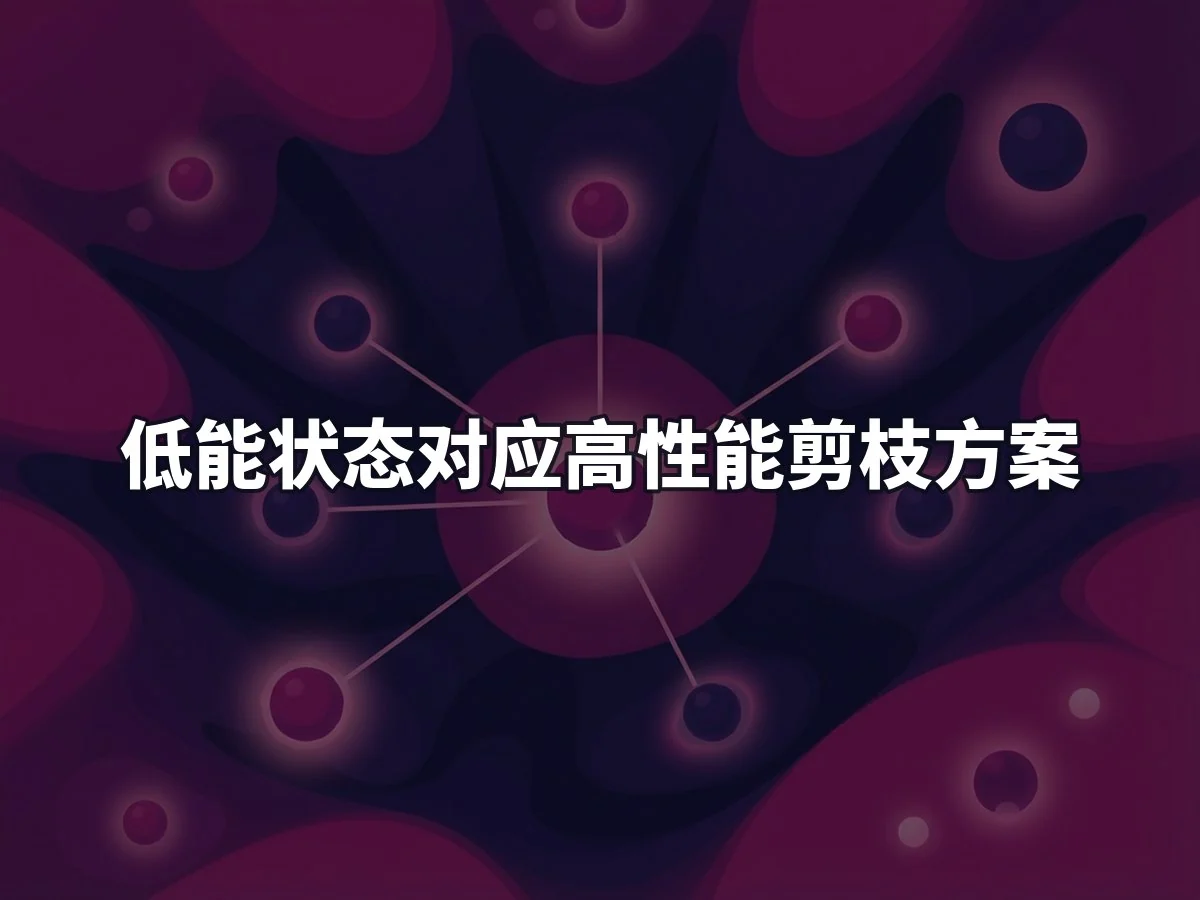 低能状态对应高性能剪枝方案