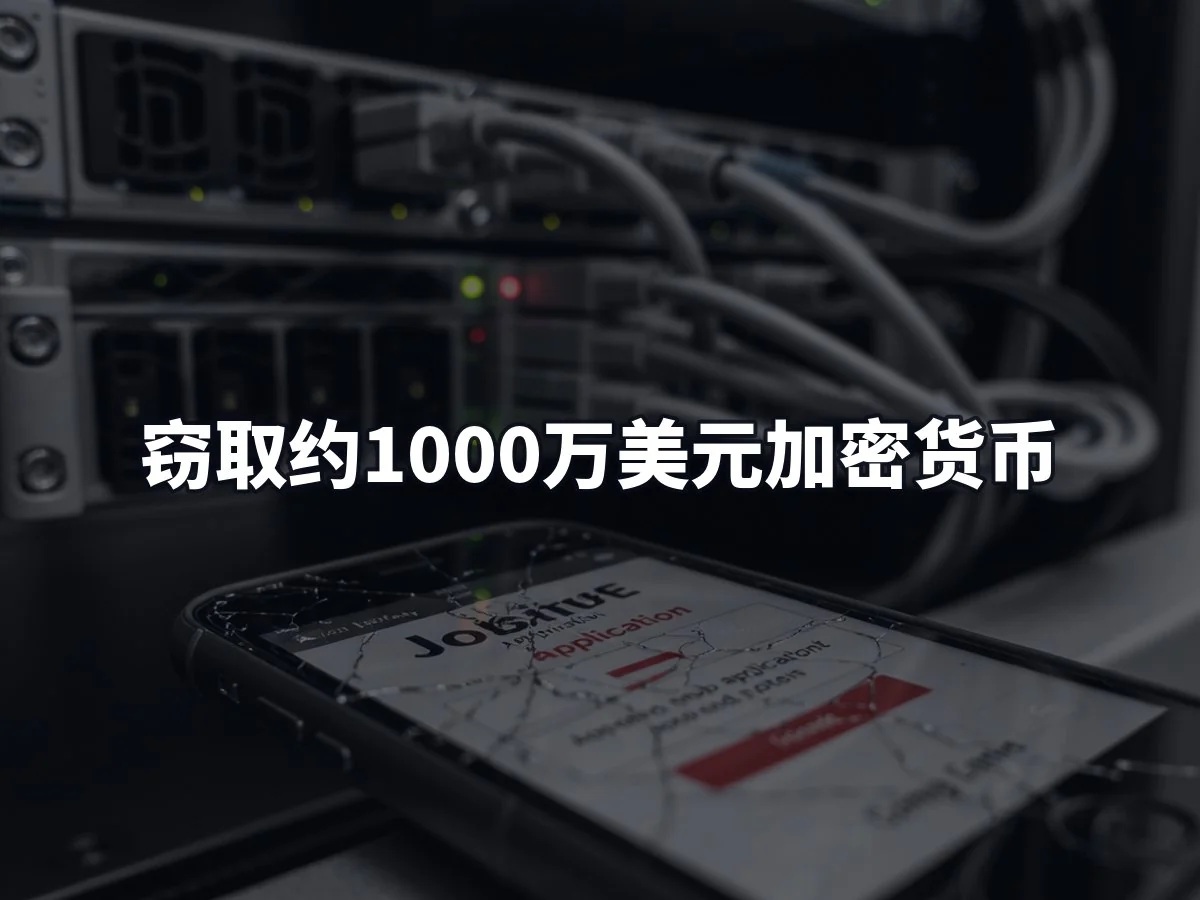 窃取约1000万美元加密货币