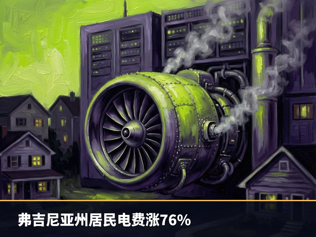 弗吉尼亚州居民电费涨76%