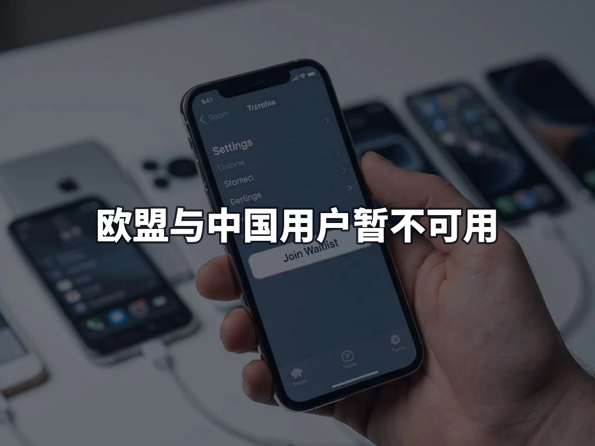 欧盟与中国用户暂不可用