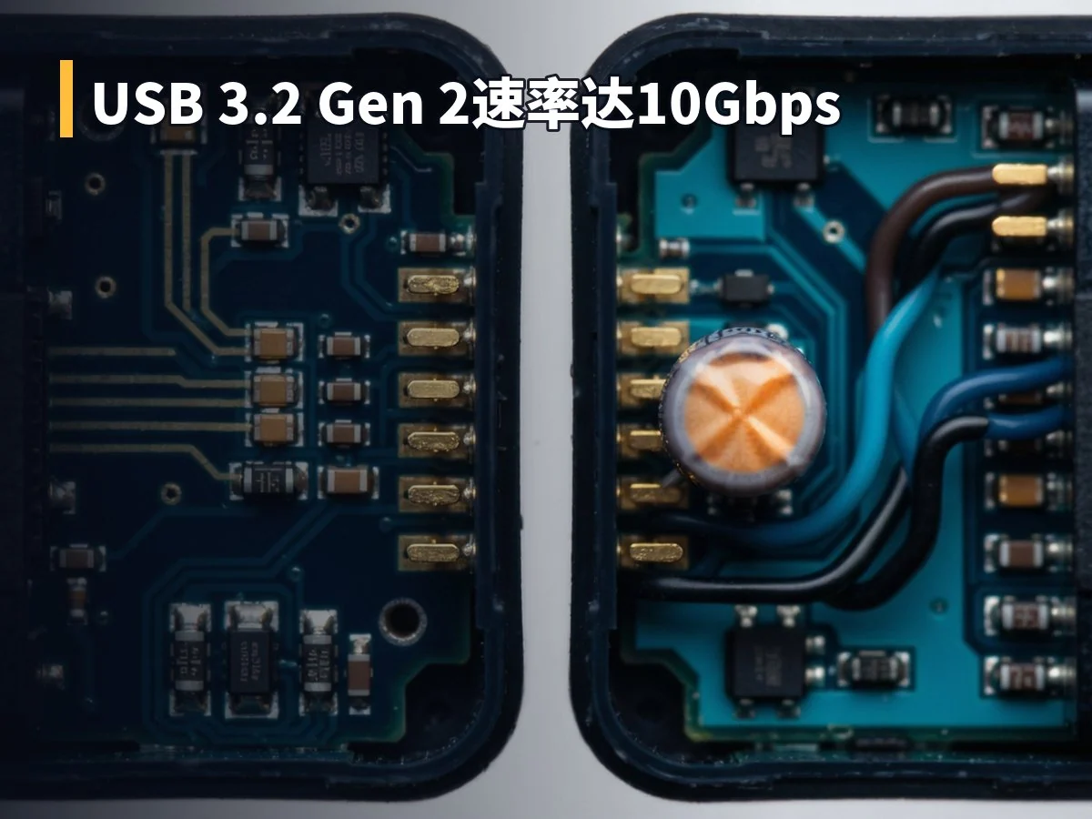 USB 3.2 Gen 2速率达10Gbps