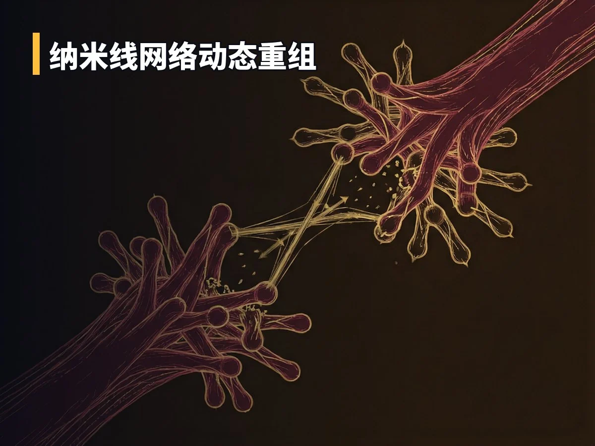 纳米线网络动态重组