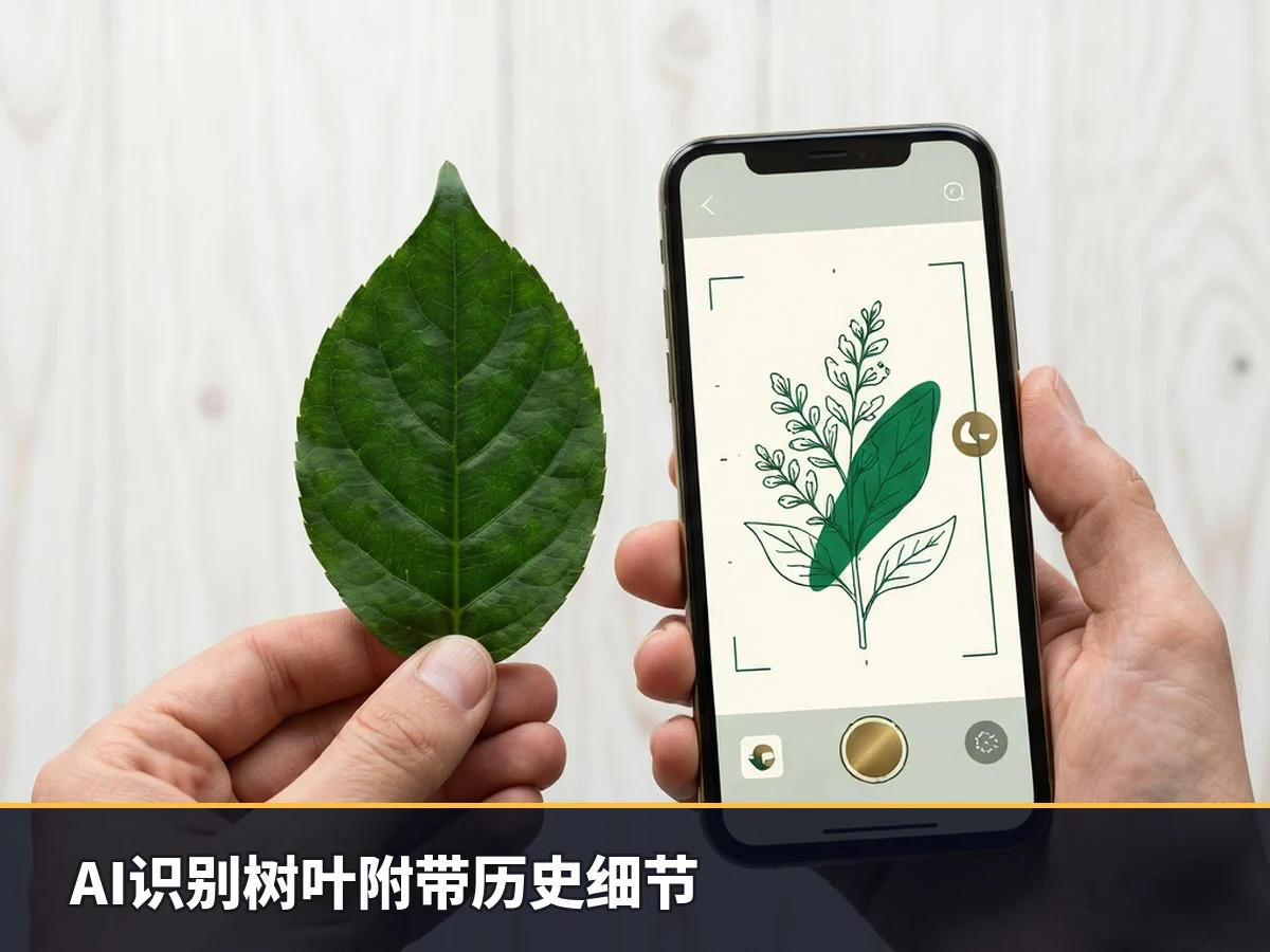 AI识别树叶附带历史细节