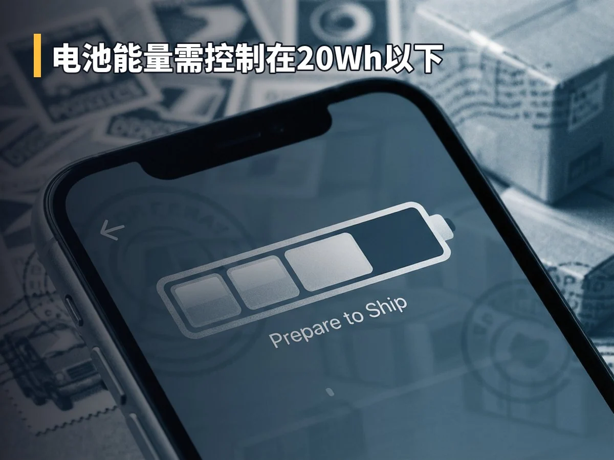 电池能量需控制在20Wh以下