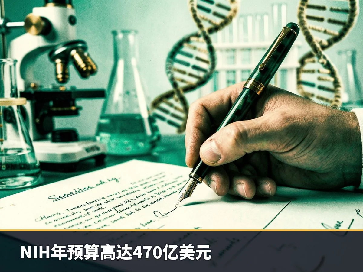 NIH年预算高达470亿美元