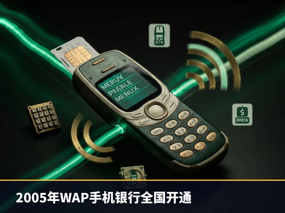 2005年WAP手机银行全国开通