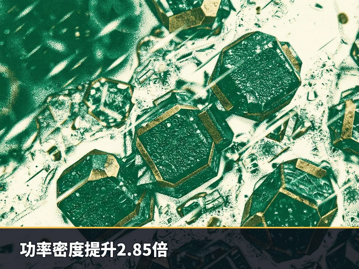功率密度提升2.85倍