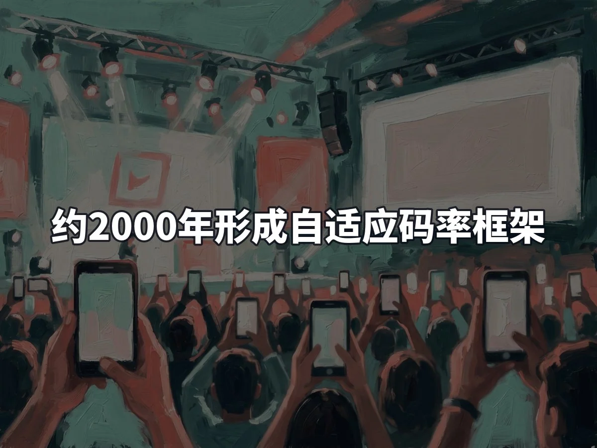 约2000年形成自适应码率框架