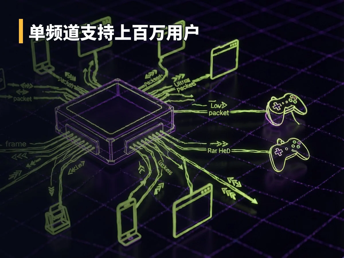 单频道支持上百万用户