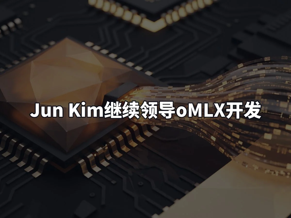 Jun Kim继续领导oMLX开发