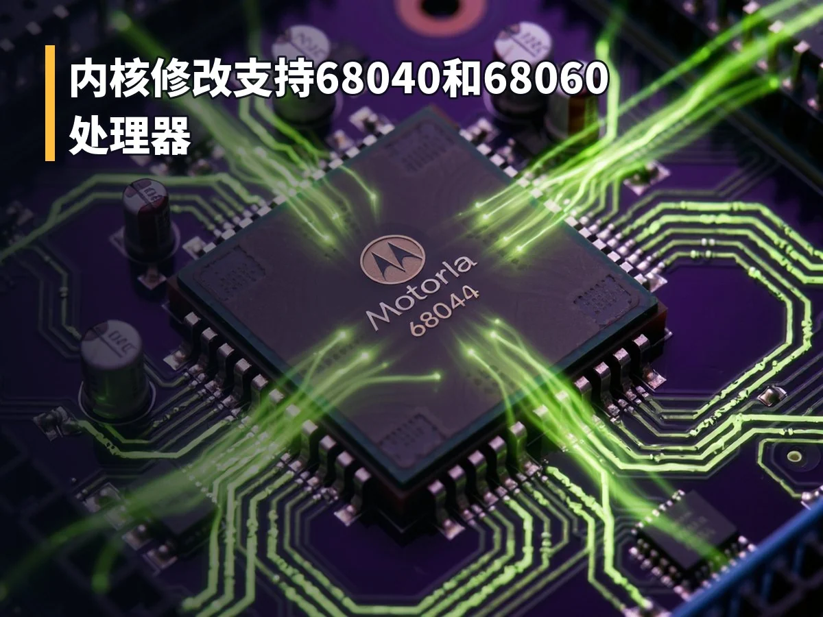 内核修改支持68040和68060处理器