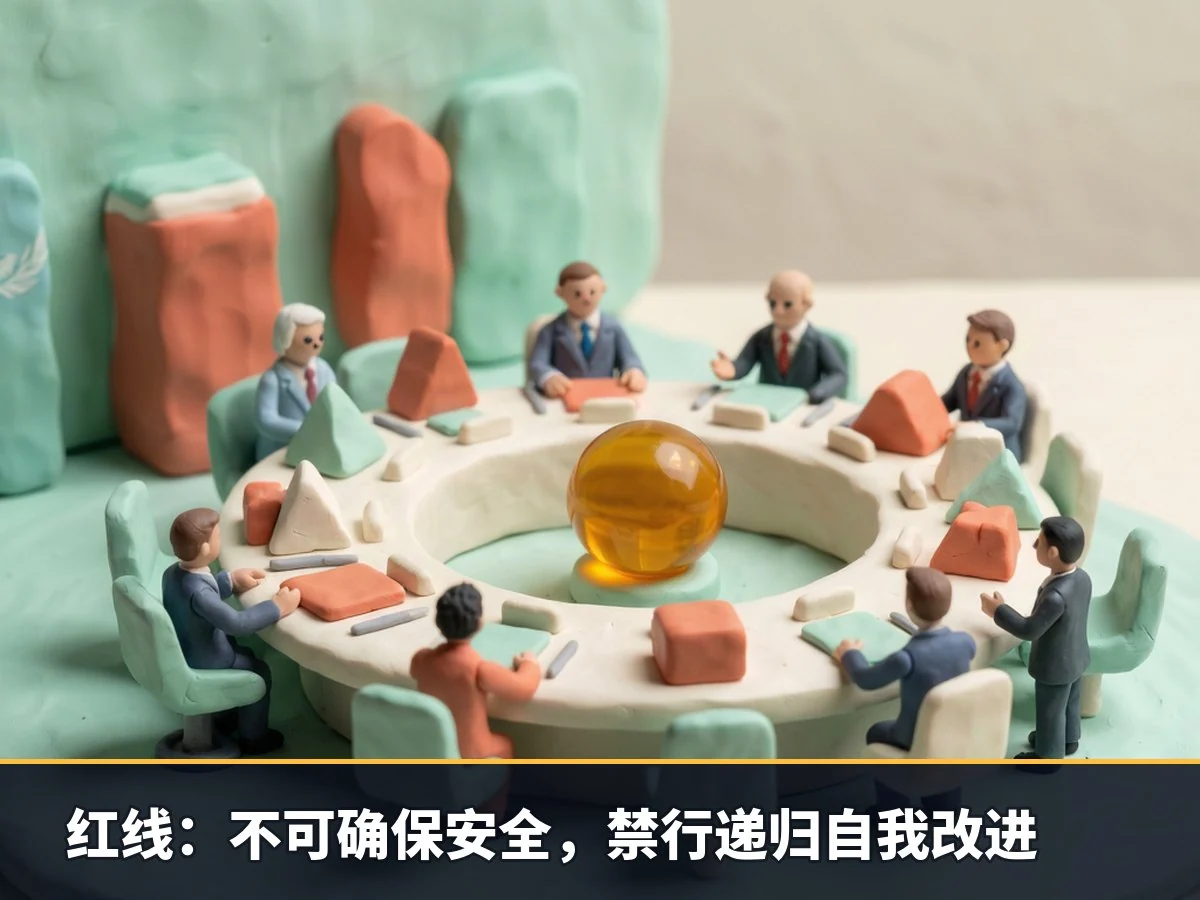 红线:不可确保安全,禁行递归自我改进