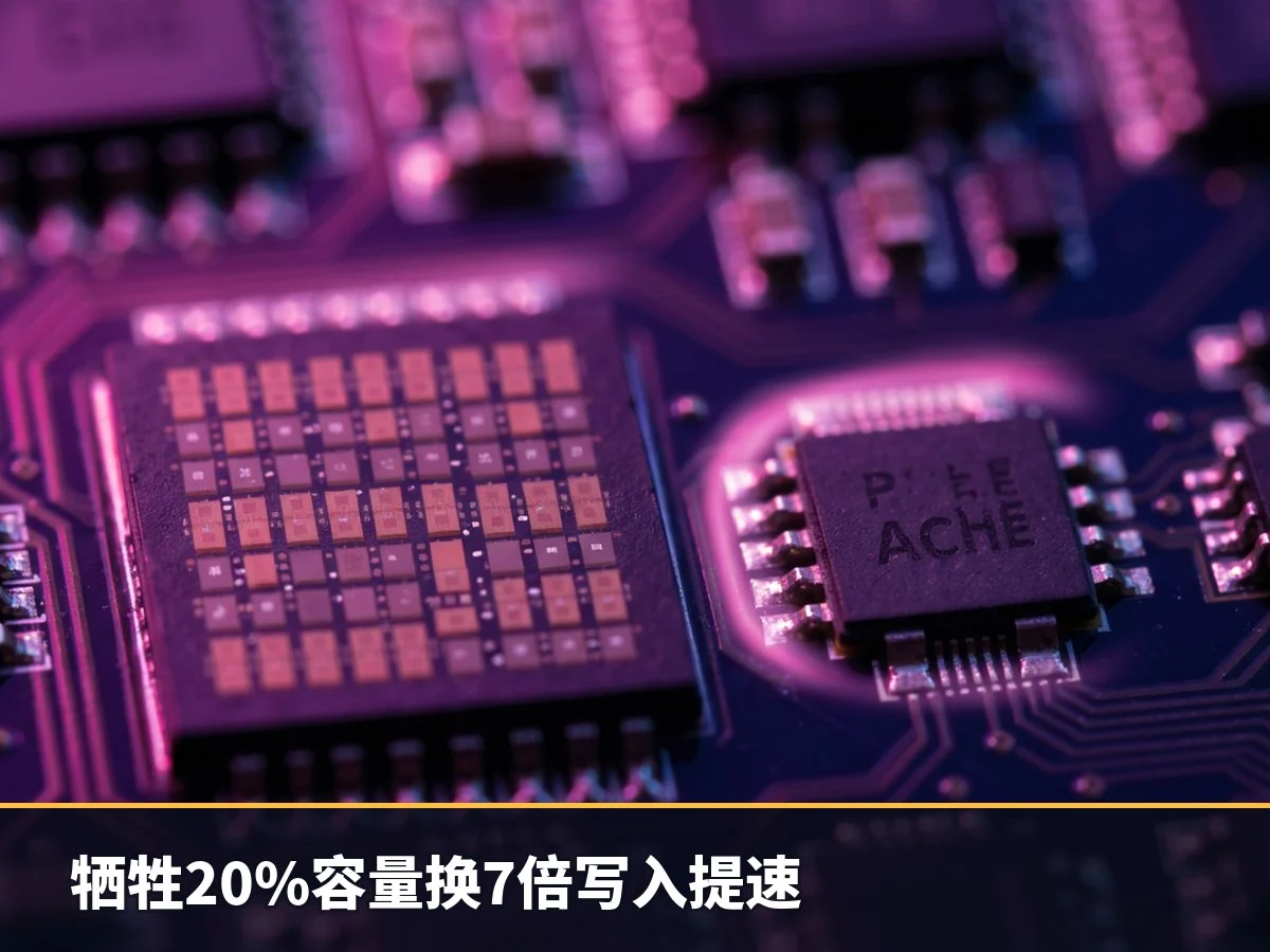 牺牲20%容量换7倍写入提速