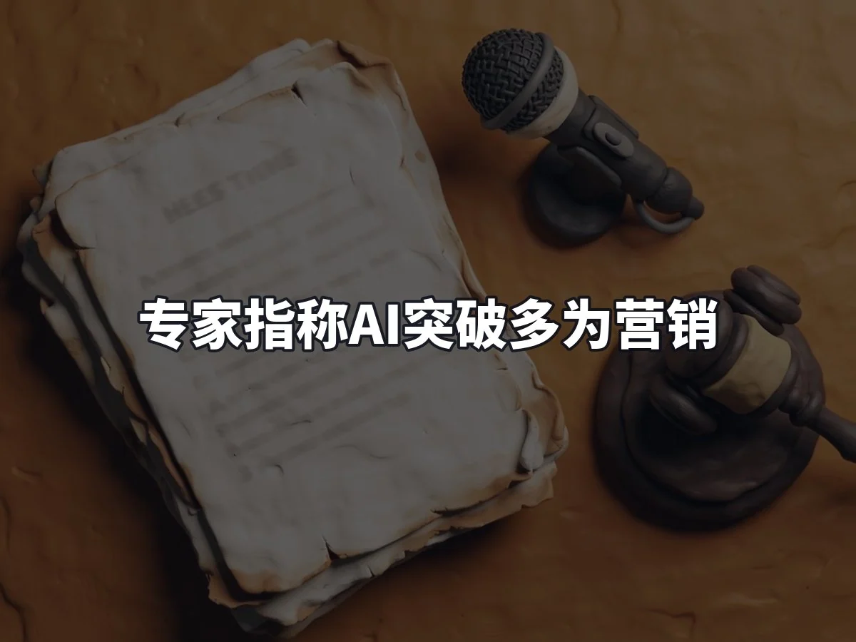 专家指称AI突破多为营销