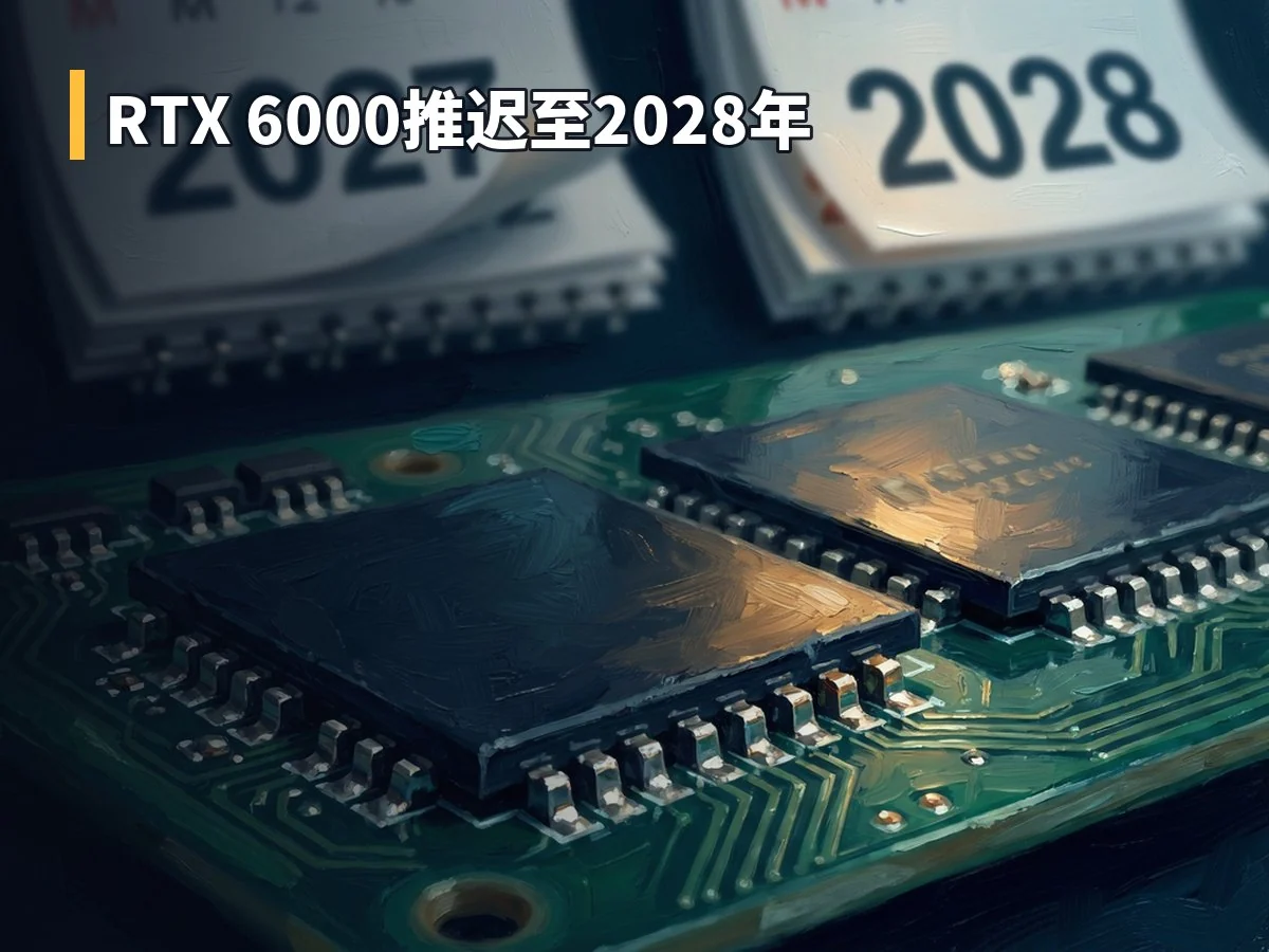 RTX 6000推迟至2028年