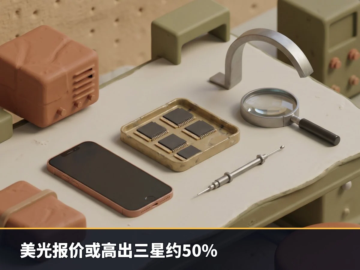 美光报价或高出三星约50%