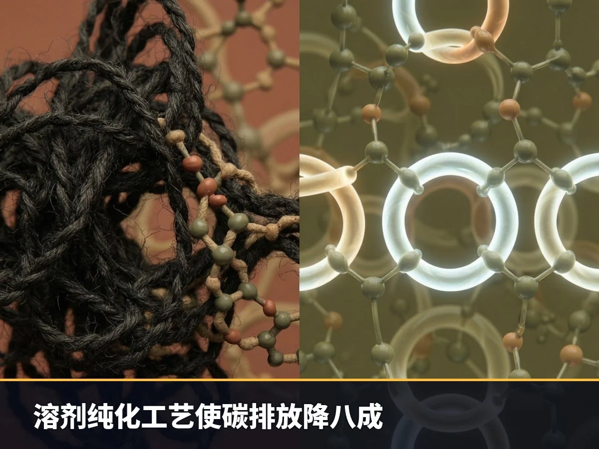 溶剂纯化工艺使碳排放降八成