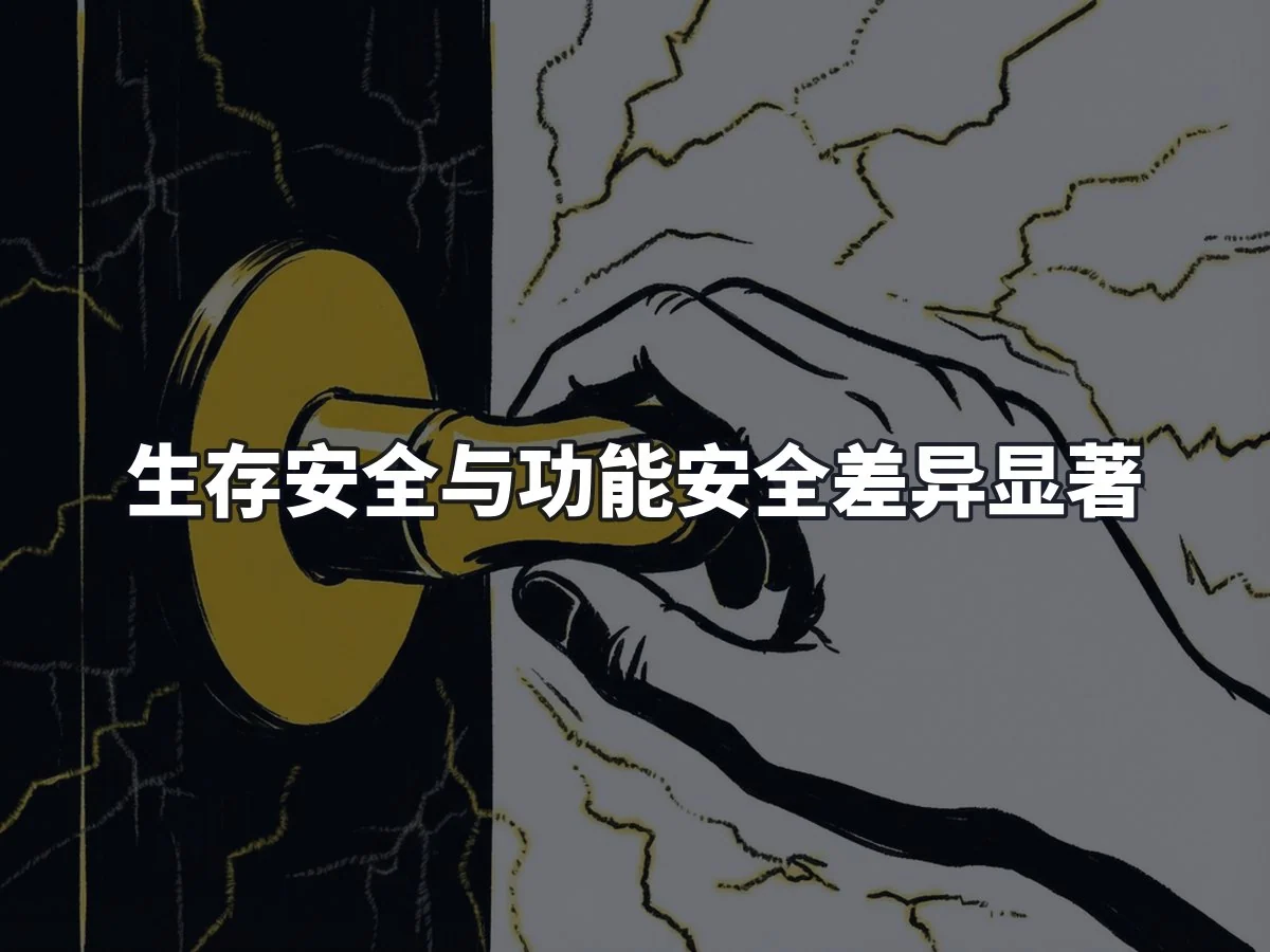 生存安全与功能安全差异显著