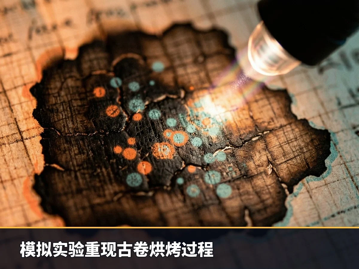 模拟实验重现古卷烘烤过程
