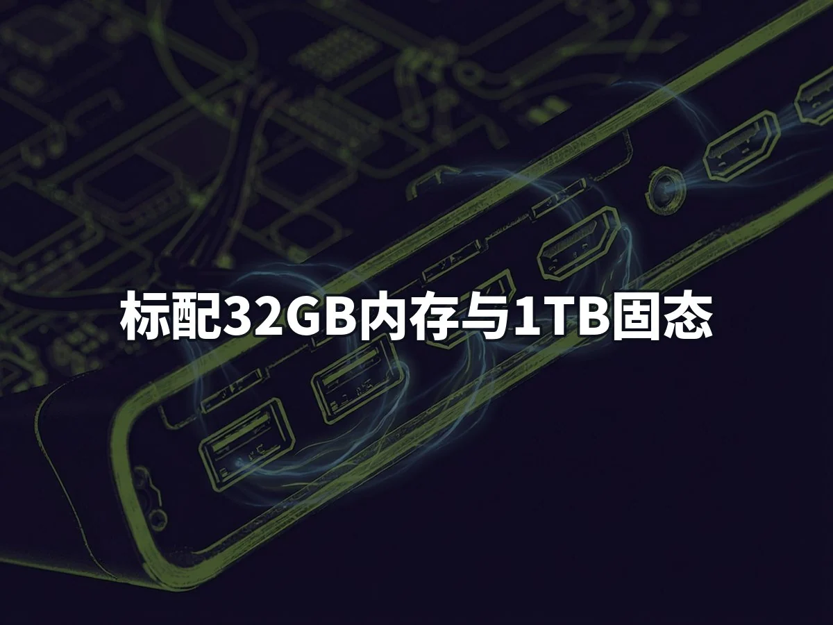 标配32GB内存与1TB固态