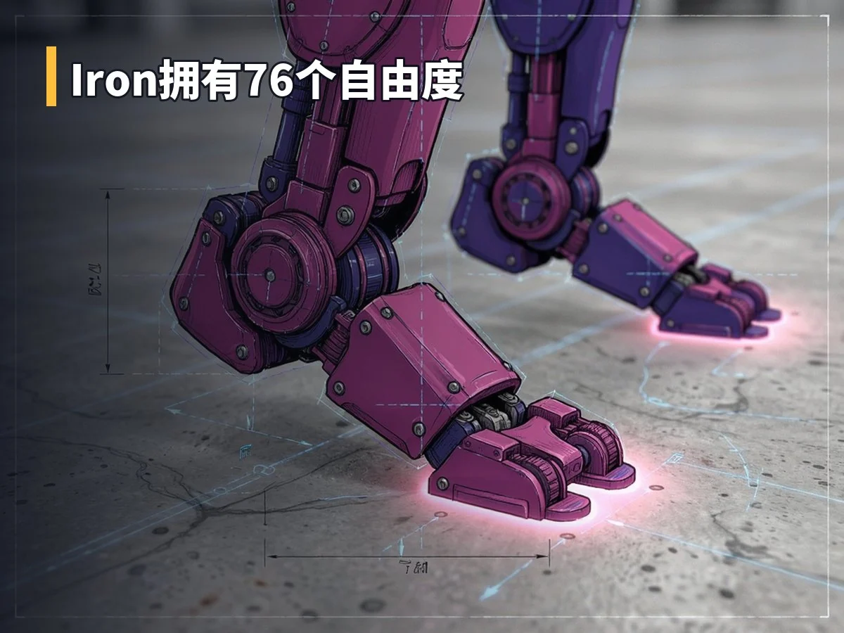Iron拥有76个自由度