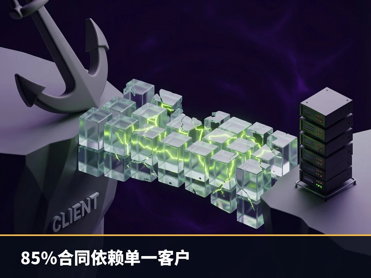 85%合同依赖单一客户