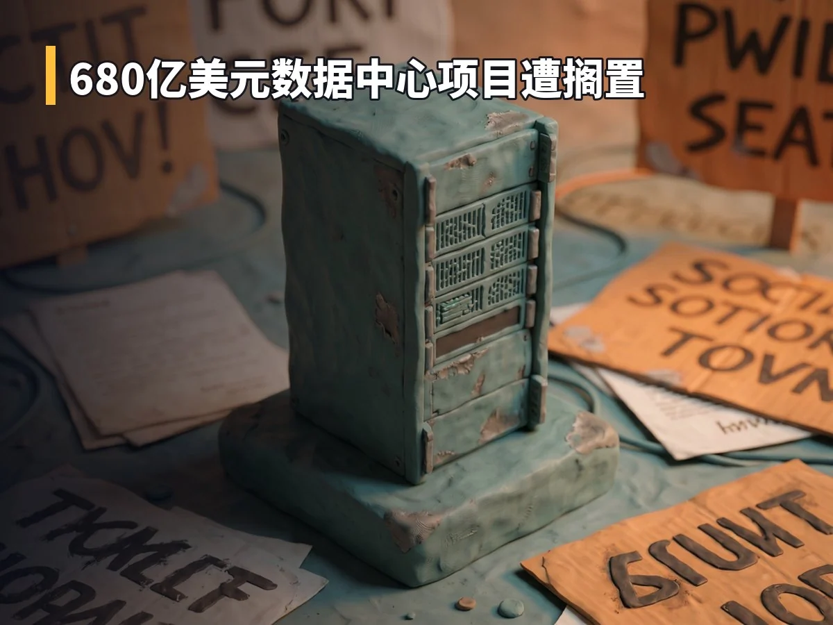 680亿美元数据中心项目遭搁置