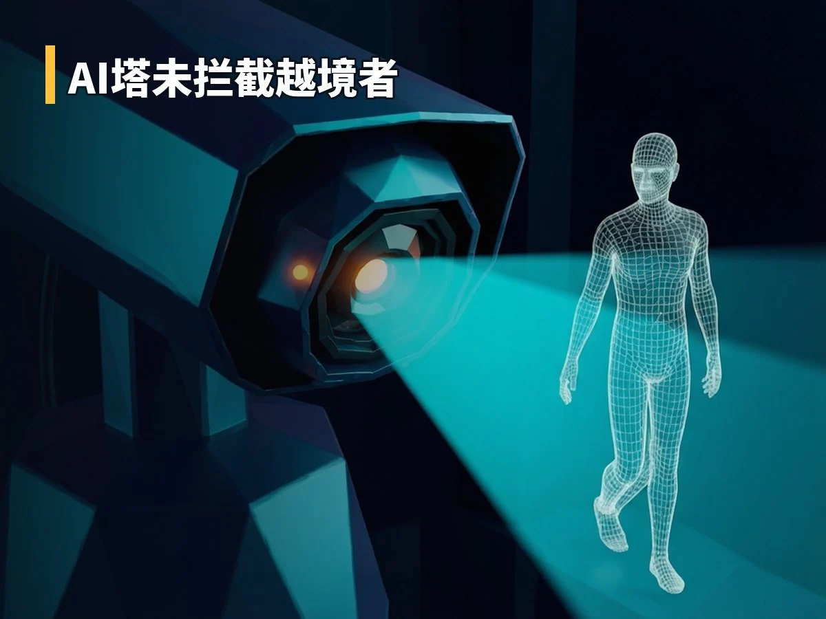 AI塔未拦截越境者